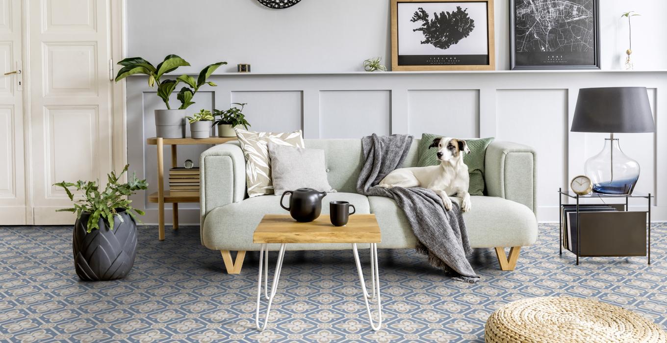 Alma blue - Living room